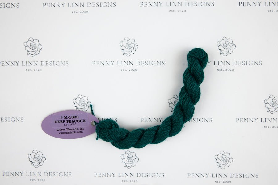 Vineyard Merino M-1080 DEEP PEACOCK - Penny Linn Designs - Wiltex Threads