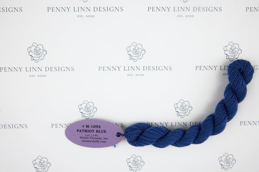 Vineyard Merino M-1092 PATRIOT BLUE - Penny Linn Designs - Wiltex Threads