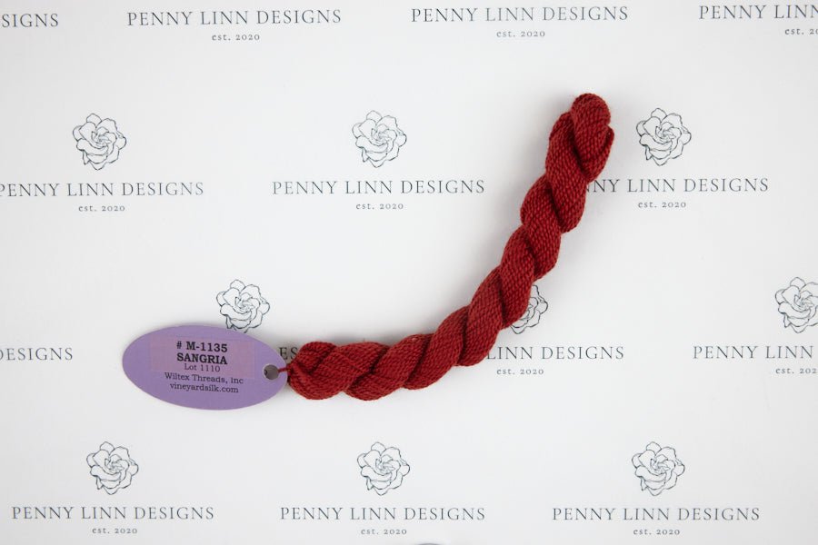 Vineyard Merino M-1135 SANGRIA - Penny Linn Designs - Wiltex Threads