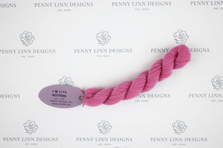Vineyard Merino M-1174 HOT PINK - Penny Linn Designs - Wiltex Threads
