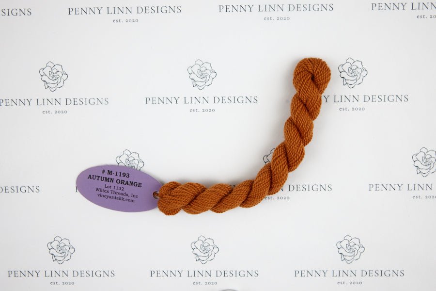 Vineyard Merino M-1193 AUTUMN ORANGE - Penny Linn Designs - Wiltex Threads