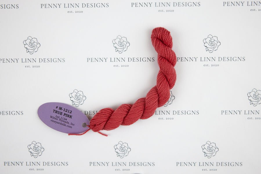 Vineyard Merino M-1212 TRUE PINK - Penny Linn Designs - Wiltex Threads