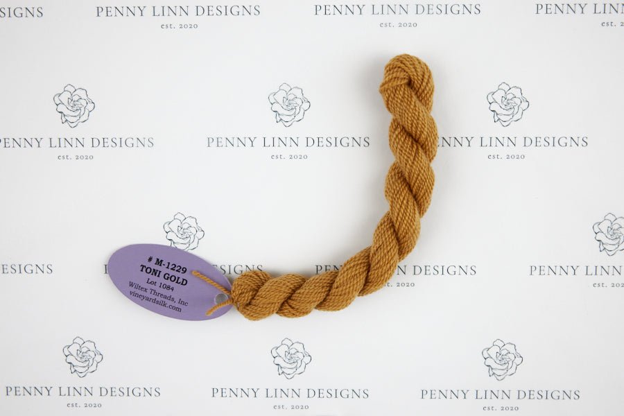 Vineyard Merino M-1229 TONI GOLD - Penny Linn Designs - Wiltex Threads