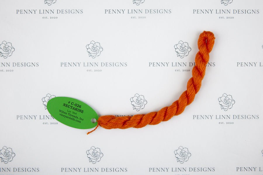 Vineyard Silk C-026 NECTARINE - Penny Linn Designs - Wiltex Threads