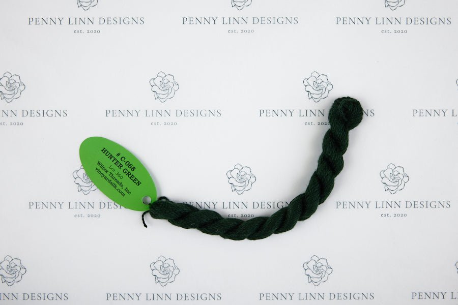 Vineyard Silk C-068 HUNTER GREEN - Penny Linn Designs - Wiltex Threads
