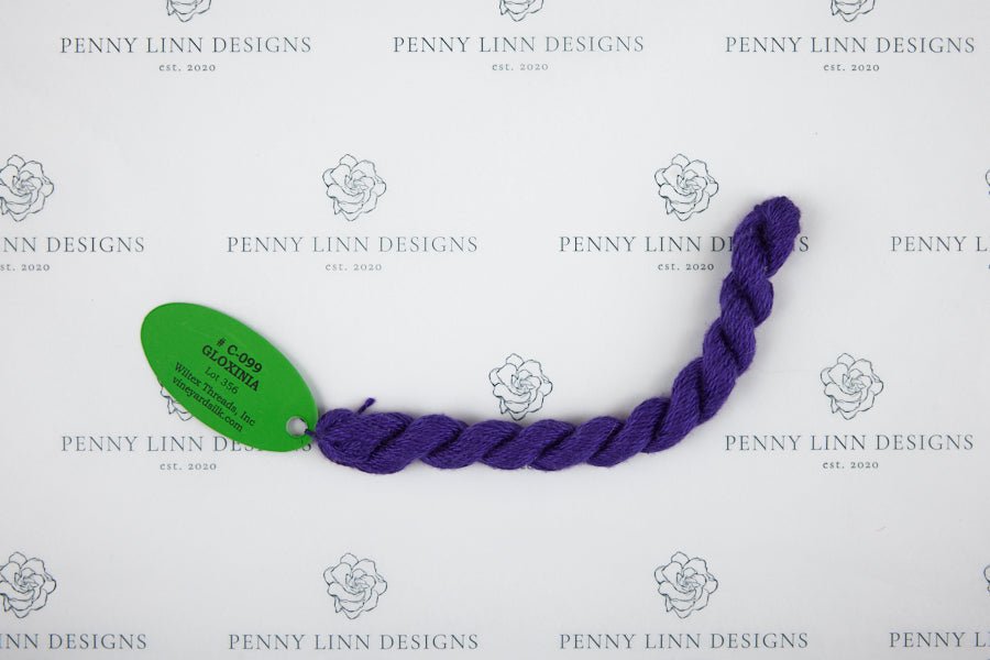 Vineyard Silk C-099 GLOXINIA - Penny Linn Designs - Wiltex Threads