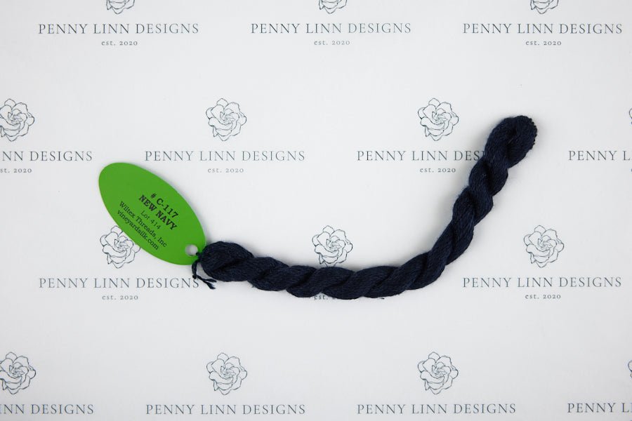 Vineyard Silk C-117 NEW NAVY - Penny Linn Designs - Wiltex Threads