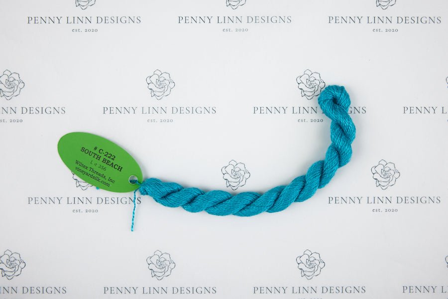 Vineyard Silk C-222 SOUTH BEACH - Penny Linn Designs - Wiltex Threads