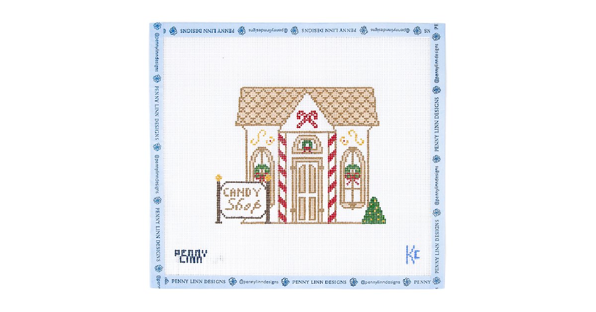 Vintage Winter Village Series: Candy Shop - Penny Linn Designs - Kyra Cotter Designs